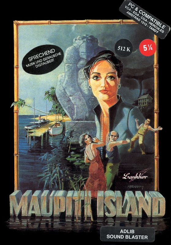 Maupiti Island box art for Atari ST